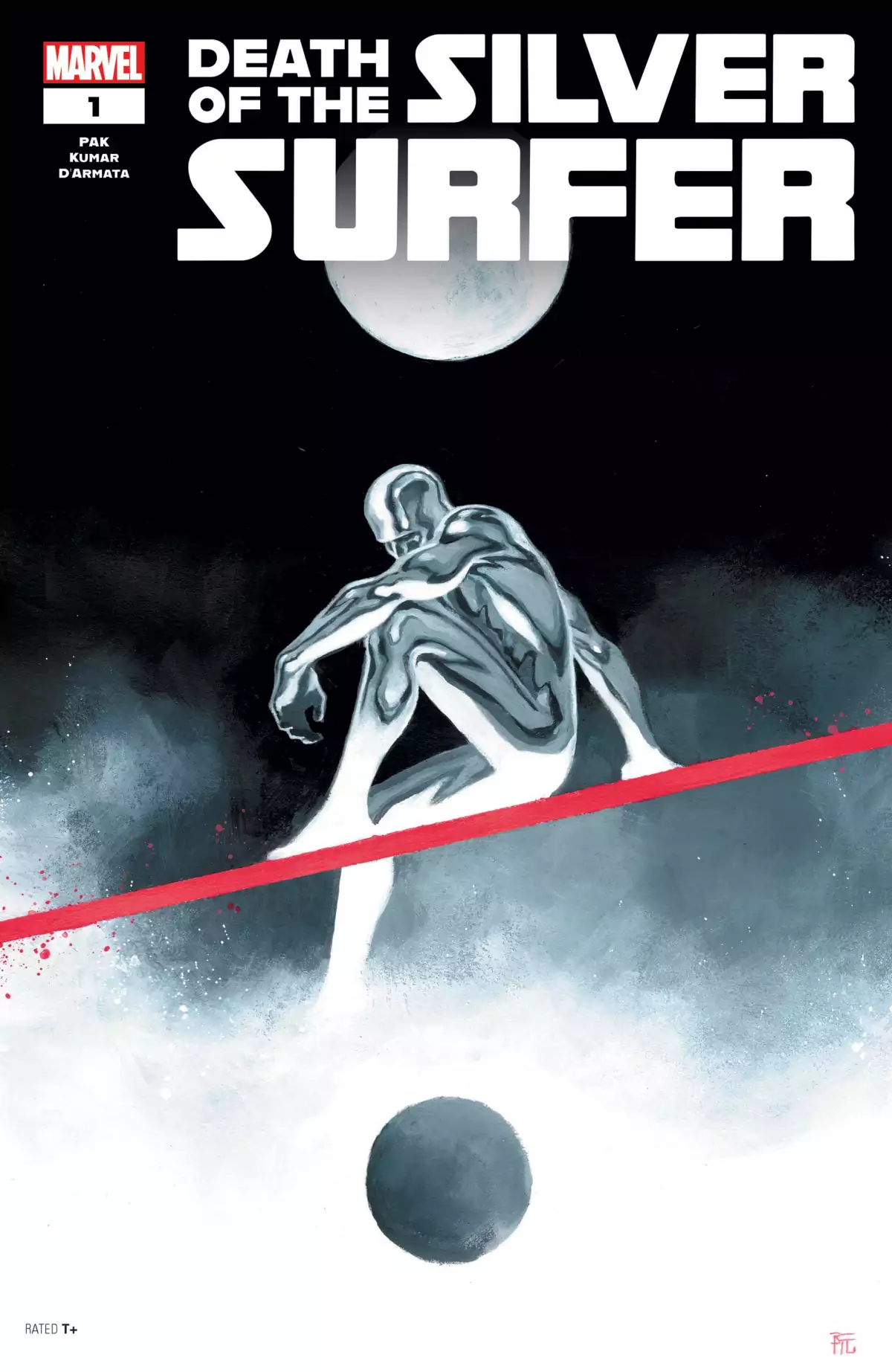 Thumbnail: Death of the Silver Surfer #1 Resmi Dirilis Marvel Comics, Perjalanan Terakhir Norrin Radd Dimulai