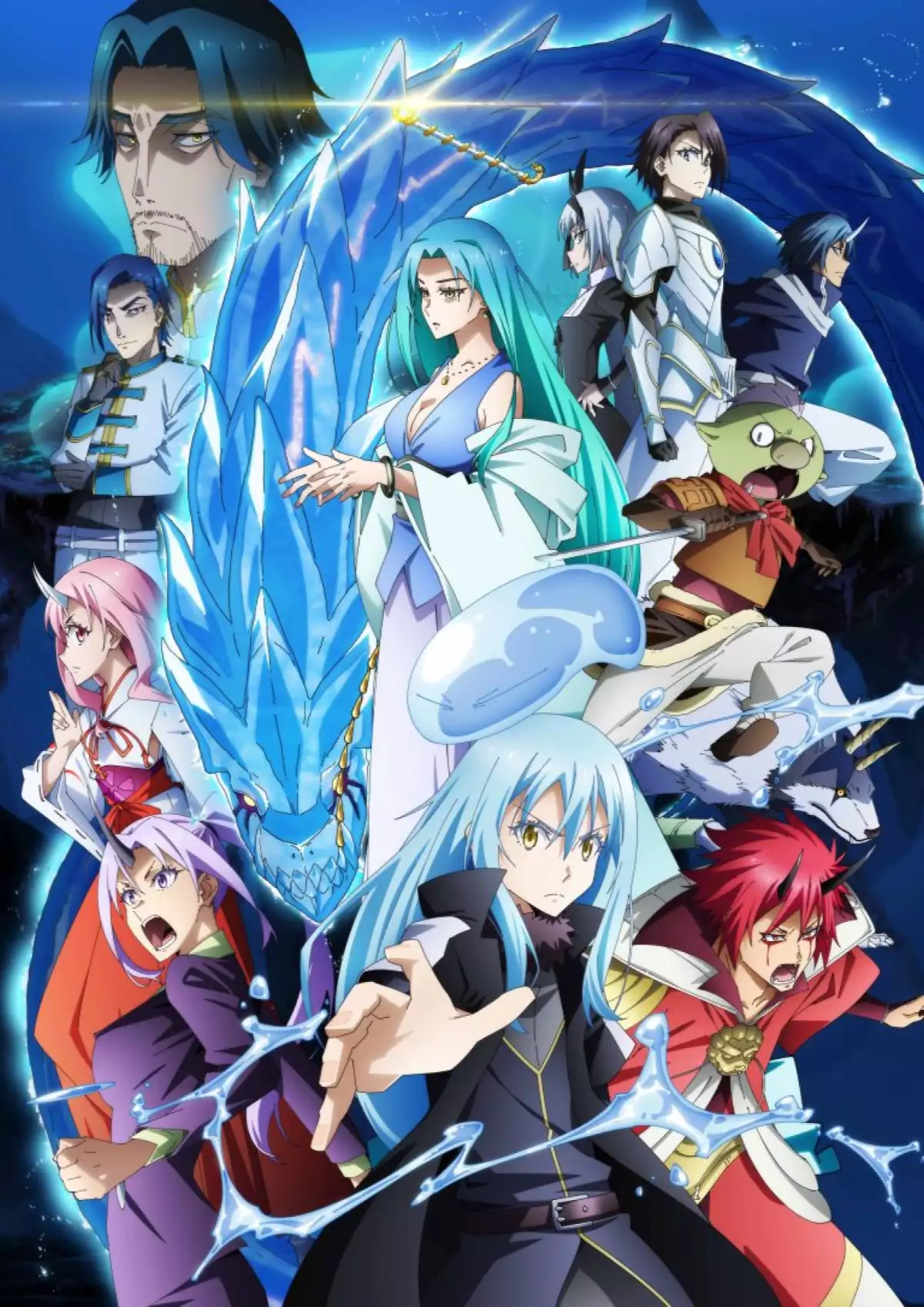 Thumbnail: Film Anime Tensura 'Tears of the Azure Sea' Ungkap Action Trailer Baru